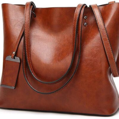 bROWN Handle Handbag