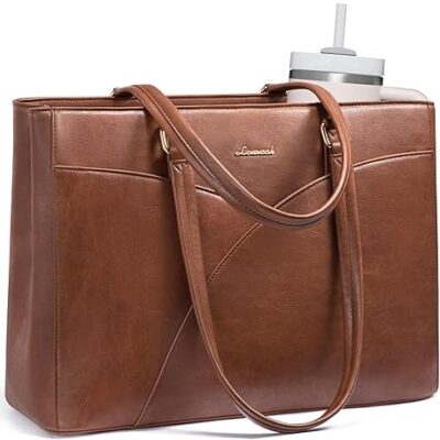 LOVEVOOK Laptop Bag Brown 15.4 Inchs